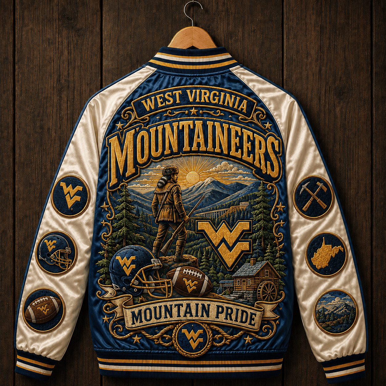 PREMIUM WVM SATIN BASEBALL JACKET PDL