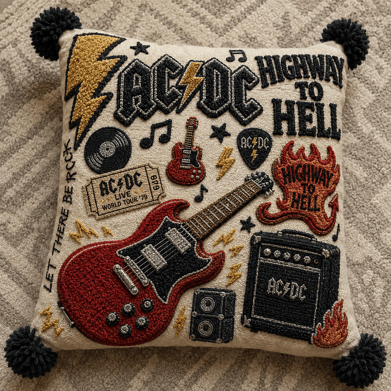 ACD Tufted Sofa Cover & Pillow Set DNBN