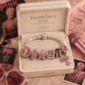 PNK Sliver Charm Bracelet Set NHVH