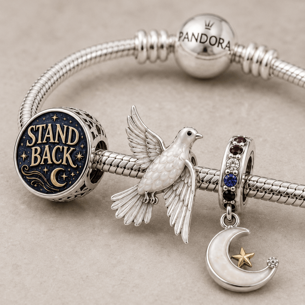 STNK Silver Charm Bracelet Set HQH