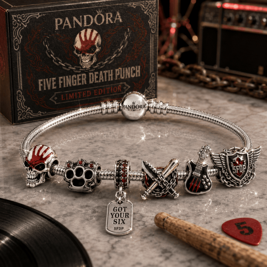FFDP Silver Charm Bracelet Set NTVA