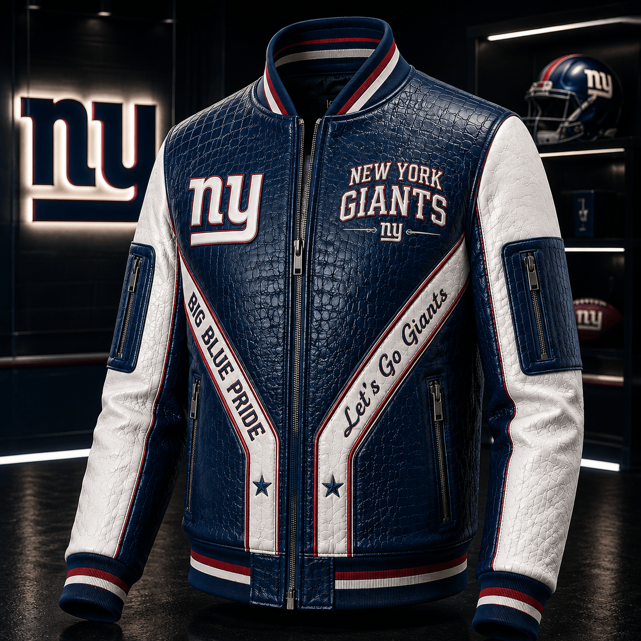 Premium NYG Leather Zipper Jacket TTMH