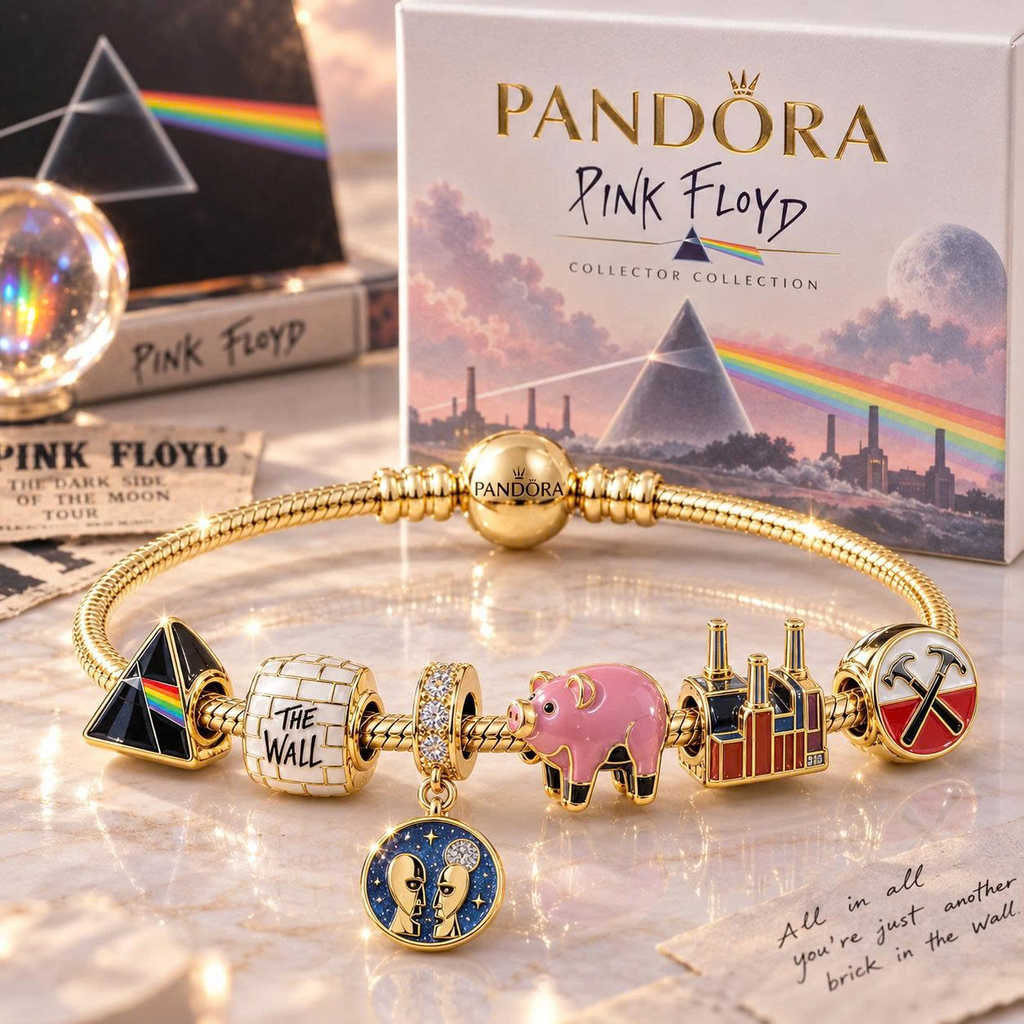 PFD Gold Charm Bracelet Set VTH