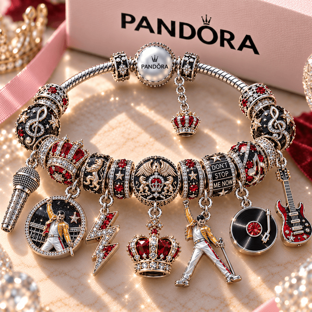 QNN Silver Charm Bracelet Set NTTB