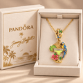 JBT Solid Gold Chain with Diamond Pendant BMD