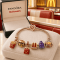 MDN Rose Gold Charm Bracelet Set TMH