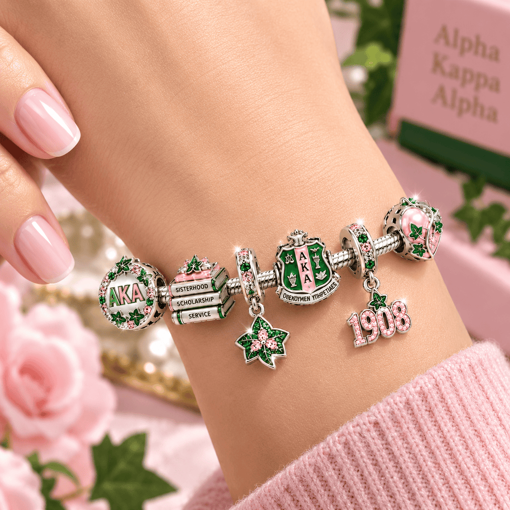 AKA Silver Charm Bracelet Set BMD