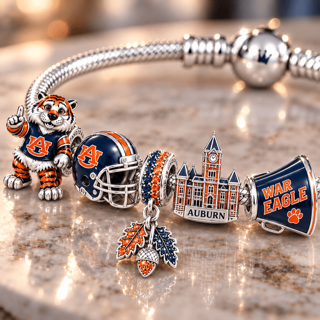 ABTG Silver Charm Bracelet Set NTTB