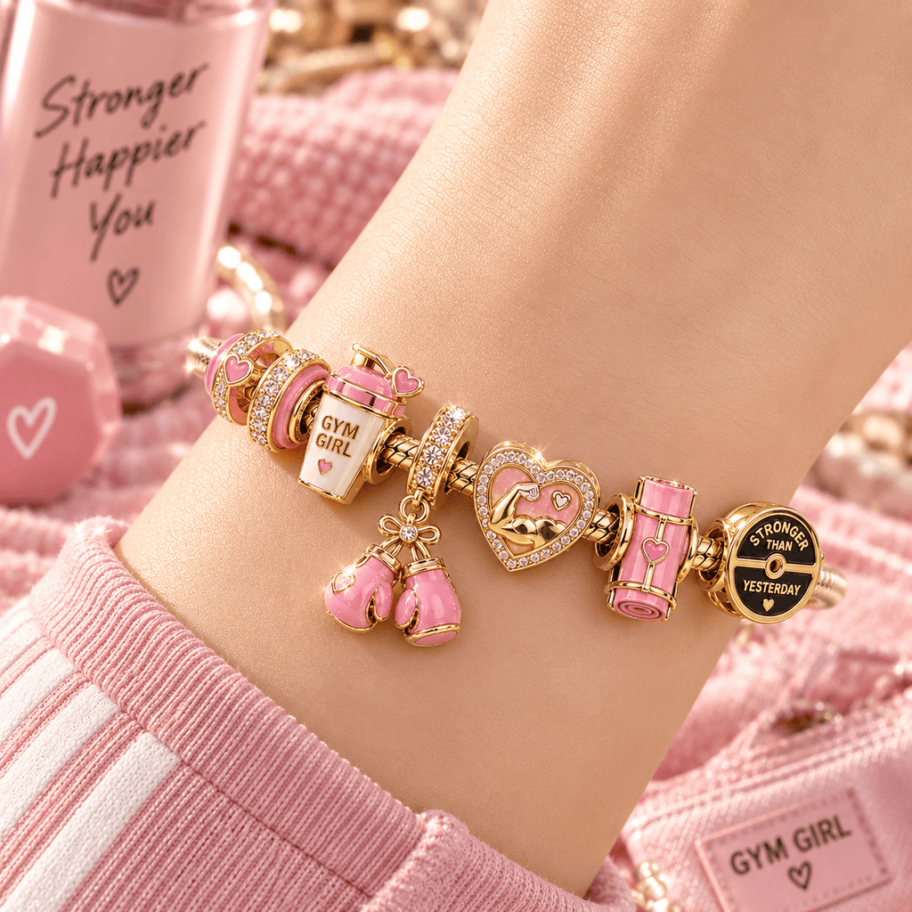 GG Gold Charm Bracelet Set TTN