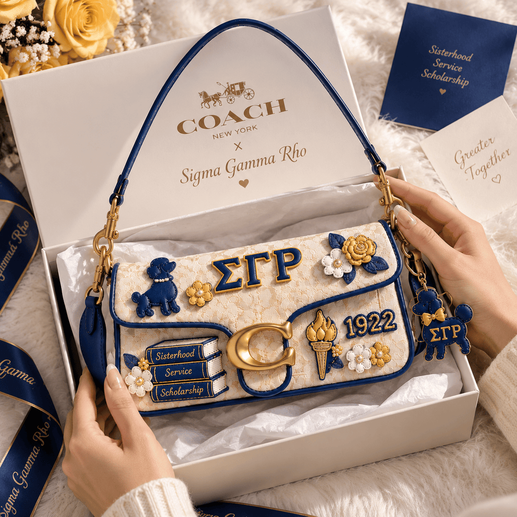 Premium SGRO Coach Shoulder Cross With Charm NPL