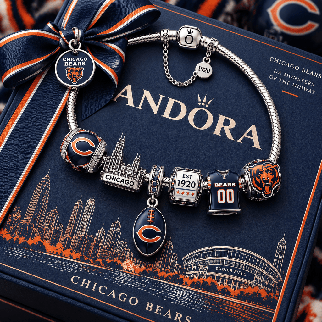CCB Silver Charm Bracelet Set PTT