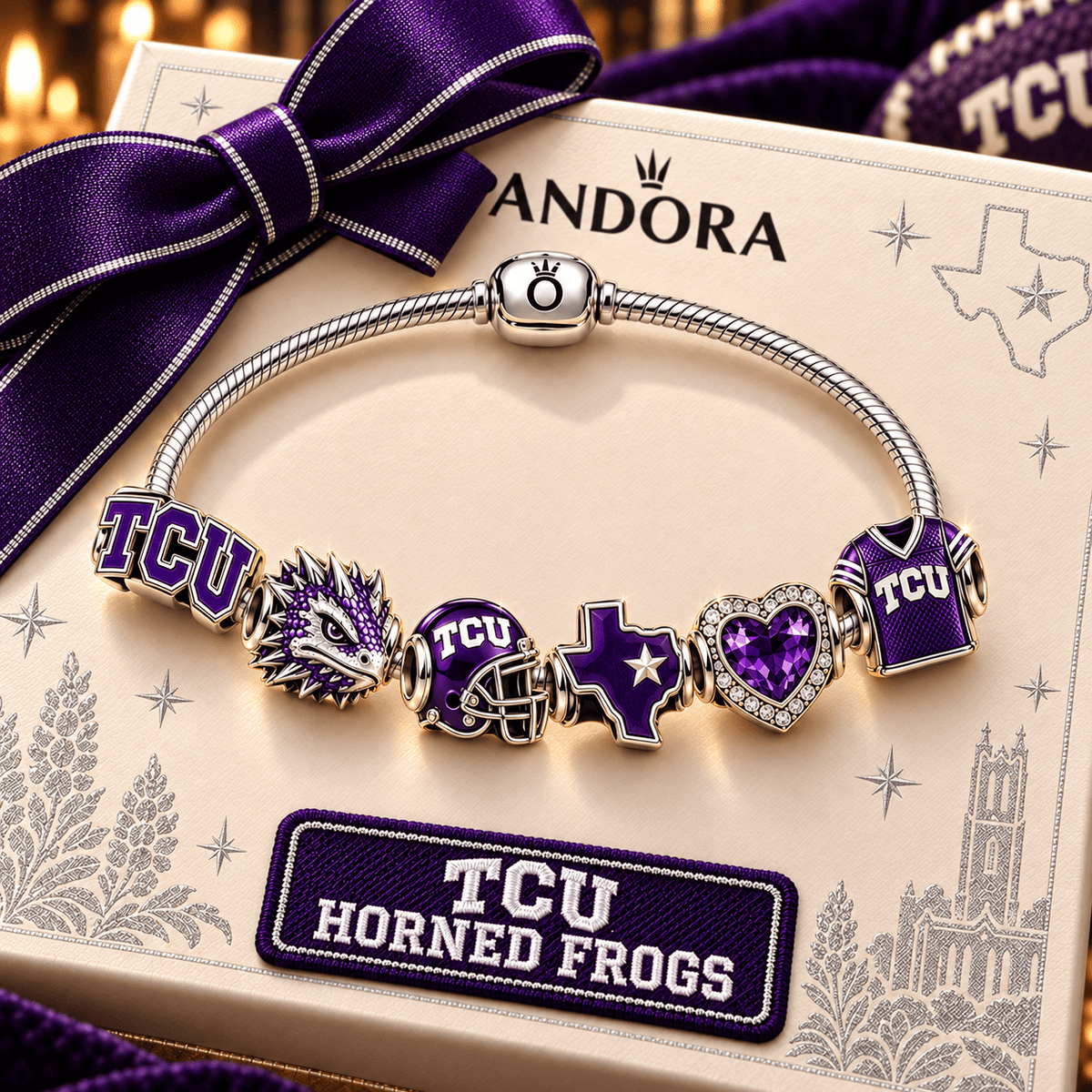 TCU Silver Charm Set NHVH