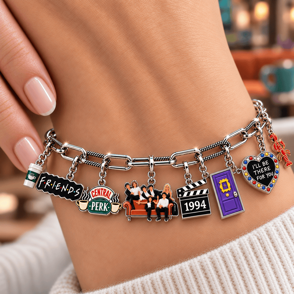FRS Silver Charm Bracelet Set NTVA