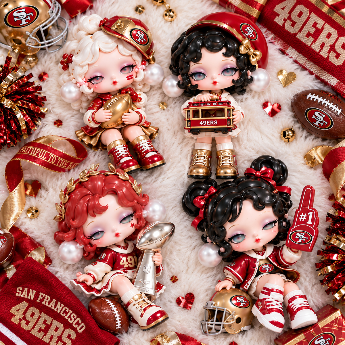 SF49 Premium Mini Collectible Character Set NTNA