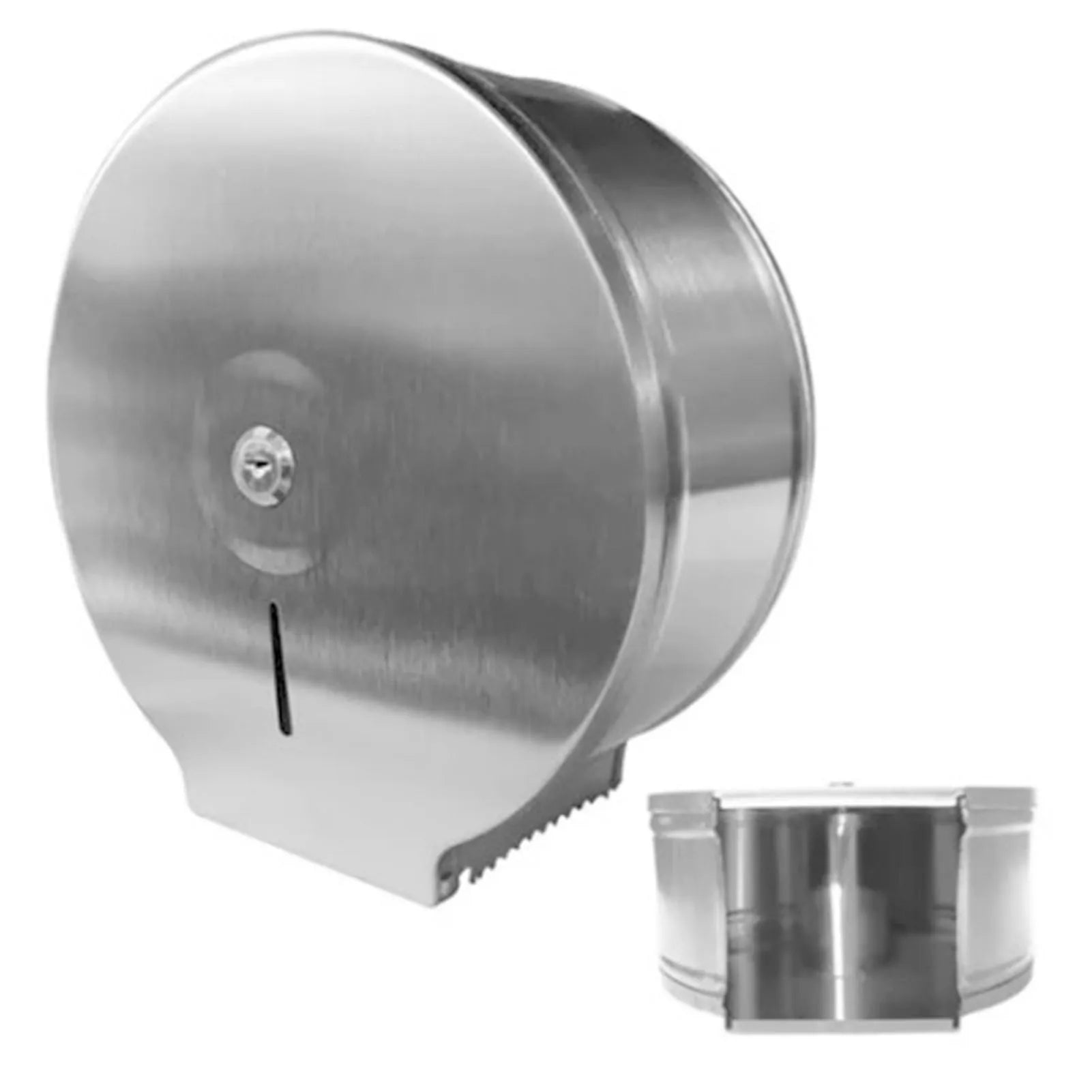 Stainless Steel Paper Towel Holder Satin Finish Waterproof Easy Install Toilet Tissue Dispenser For Bathroom