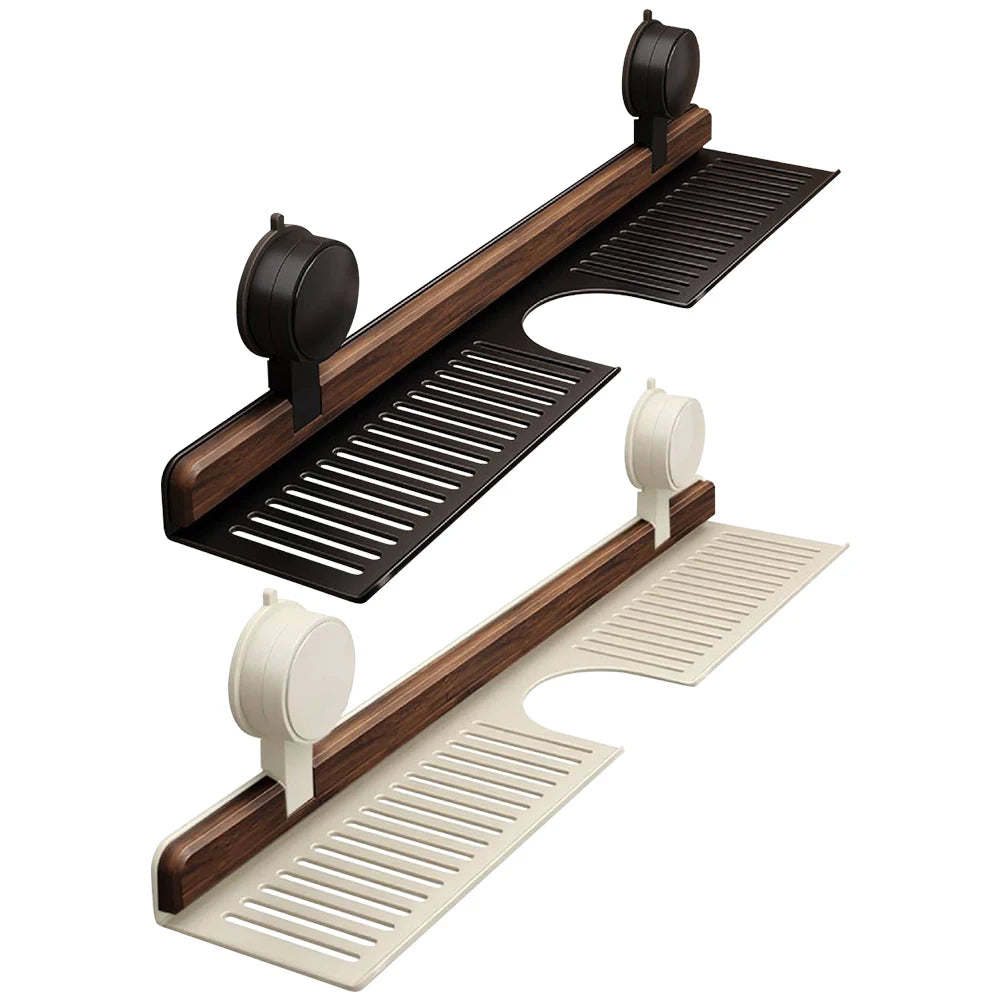 Wall Mounted Sink Shelf No Drilling Heavy Duty Storage Rack Over Faucet Sink Rack Bathroom Accessories